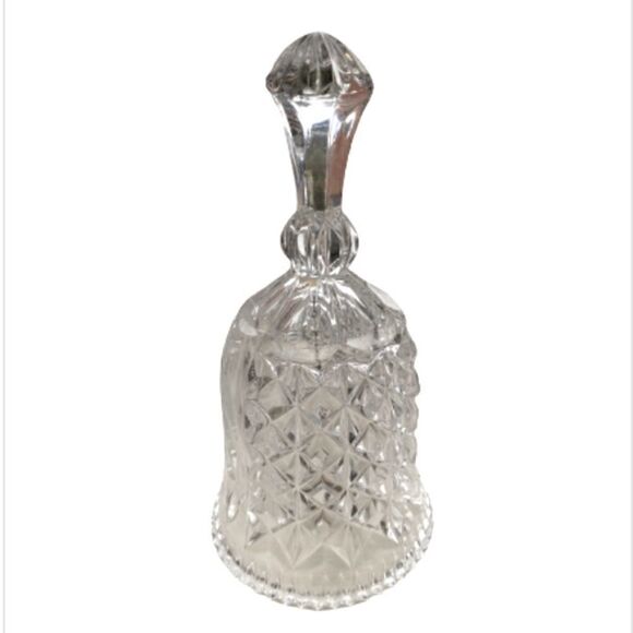 NWT Genuine Lead Crystal Hand Cut Bell Western Germany 24% PbO - Picture 1 of 8